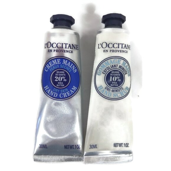 L'OCCITANE Organic Shea Butter Hand Care Duo 30Ml X 2 NEW - Picture 1 of 5